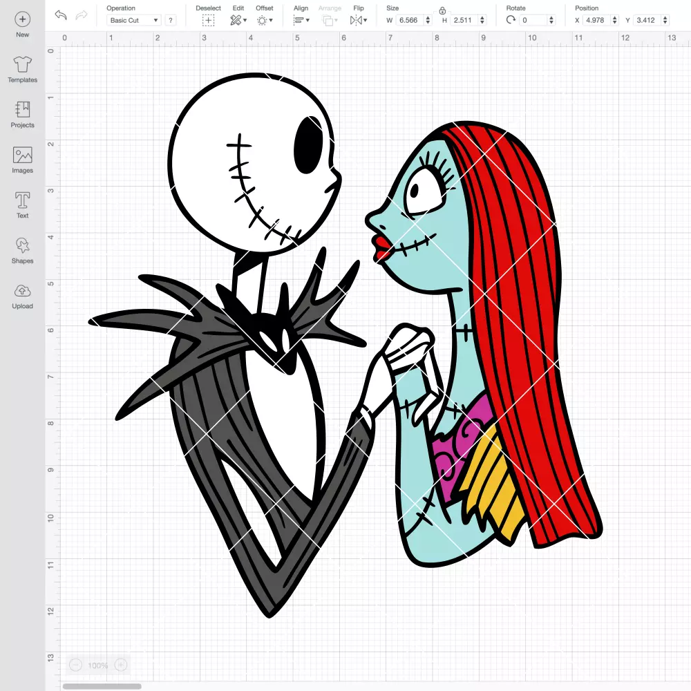 Jack & Sally SVG, Nightmare Before Christmas SVG, Halloween SVG, Horror Movie SVG | Instant Download SVG PNG Cut File for Cricut & Silhouette - Image 2