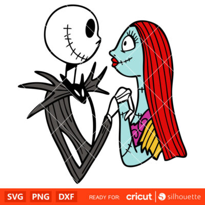 Jack & Sally Svg, Nightmare Before Christmas Svg, Halloween Svg, Horror ...