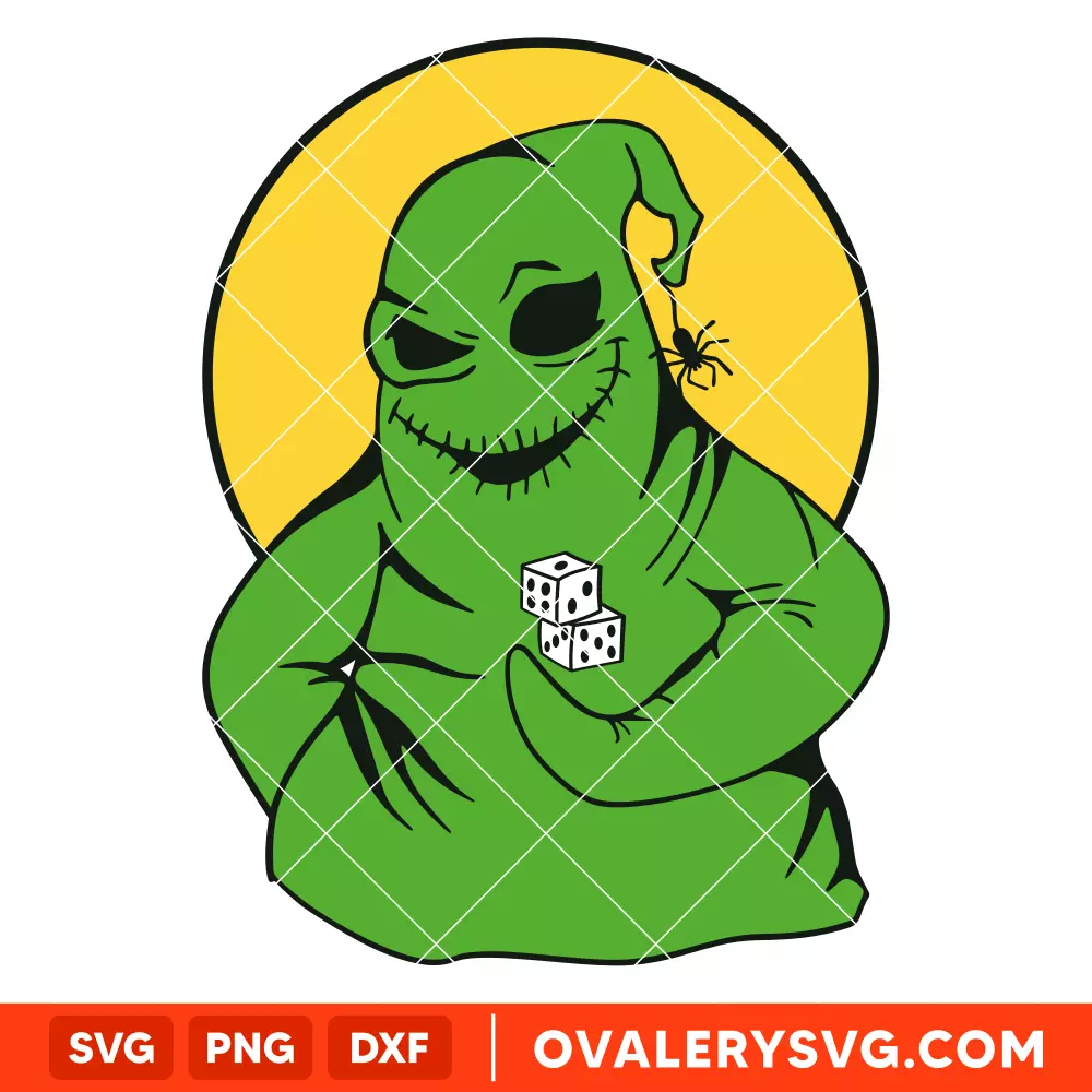 Oogie Boogie SVG, Nightmare Before Christmas SVG, Halloween SVG, Boogie Man SVG, Cricut, Silhouette SVG PNG Cut File