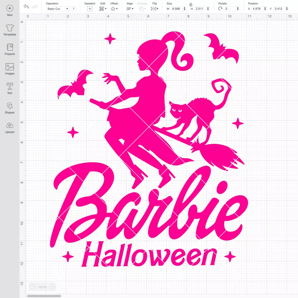 Barbie Halloween SVG, Barbie Witch SVG, Halloween SVG, Retro SVG | Instant Download SVG PNG Cut File for Cricut & Silhouette - Image 2