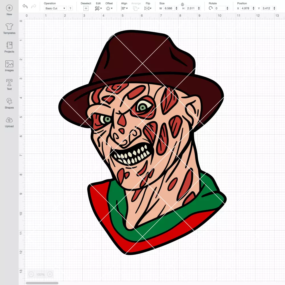 Freddy Krueger Face SVG, Never Sleep Again SVG, Nightmare on Elm Street SVG, Horror Movie Halloween SVG | Instant Download SVG PNG Cut File for Cricut & Silhouette - Image 2
