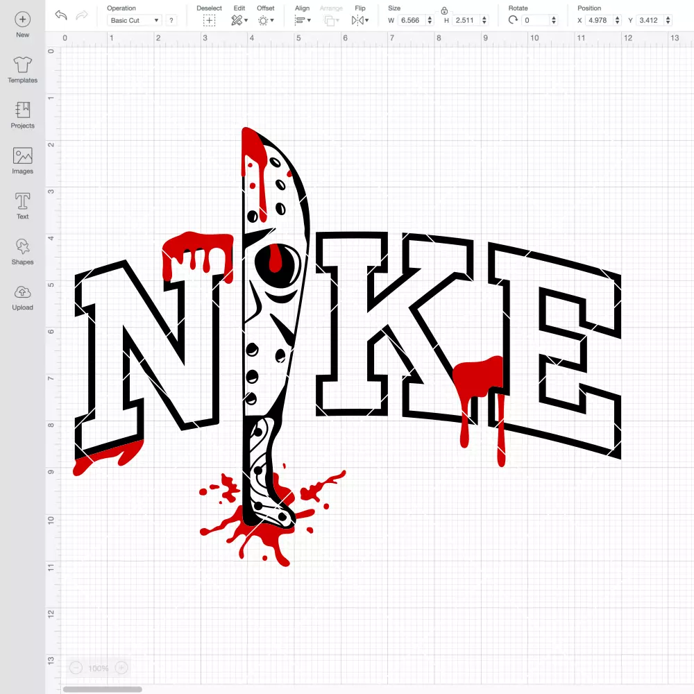 Nike Jason Knife SVG, Dripping Blood SVG, Horror Movie SVG, Halloween SVG | Instant Download SVG PNG Cut File for Cricut & Silhouette - Image 2