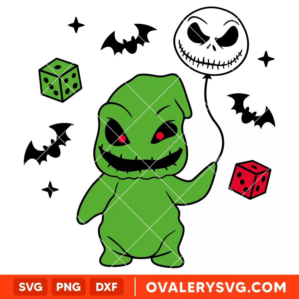 Oogie Boogie Jack Balloon SVG | Free SVG for Cricut & Silhouette