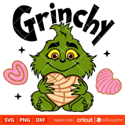 Baby Grinch Concha Svg, Christmas Svg, Merry Grinchmas Svg, Pan Dulce ...