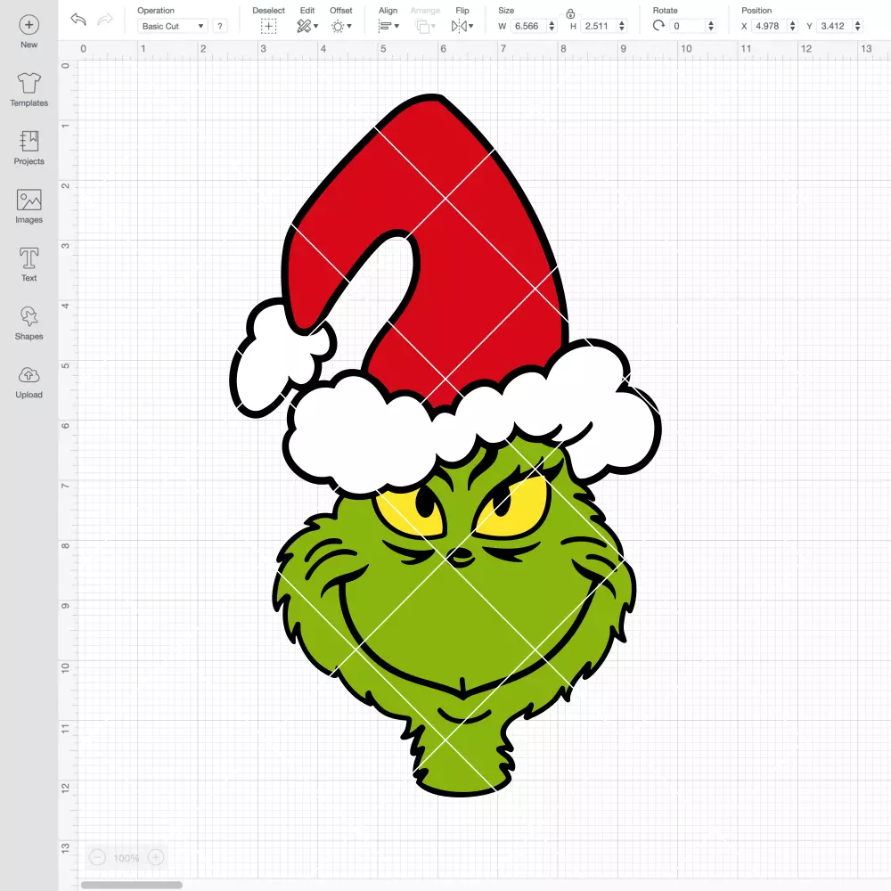 Grinch Santa Hat SVG, Christmas SVG, Merry Grinchmas SVG | Instant Download SVG PNG Cut File for Cricut & Silhouette - Image 2