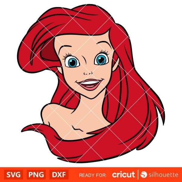 Little Mermaid Svg, Free Svg, Daily Freebies Svg, Cricut, Silhouette Vector Cut File
