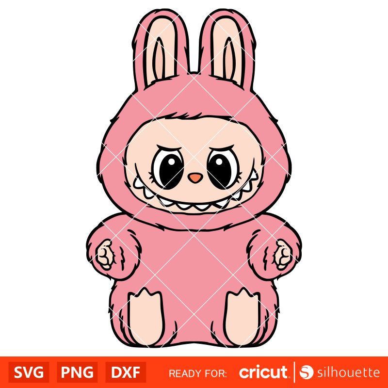 Labubu Svg, The Monsters Svg, Cute Monsters Svg, Cricut, Silhouette SVG Cut File