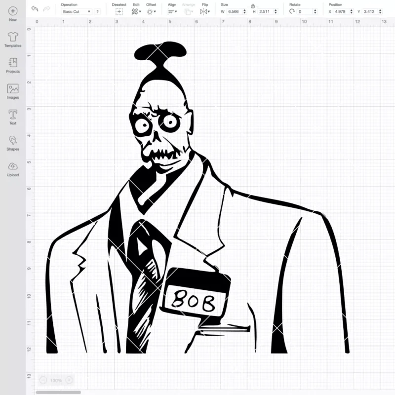 Bob Shrinker SVG, Halloween SVG, Beetlejuice Tim Burton SVG | Instant Download SVG PNG Cut File for Cricut & Silhouette - Image 2