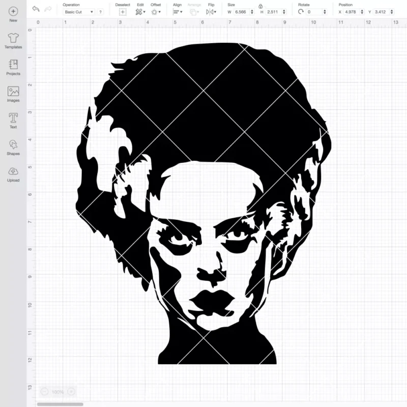 Bride of Frankenstein SVG, Halloween SVG | Instant Download SVG PNG Cut File for Cricut & Silhouette - Image 2