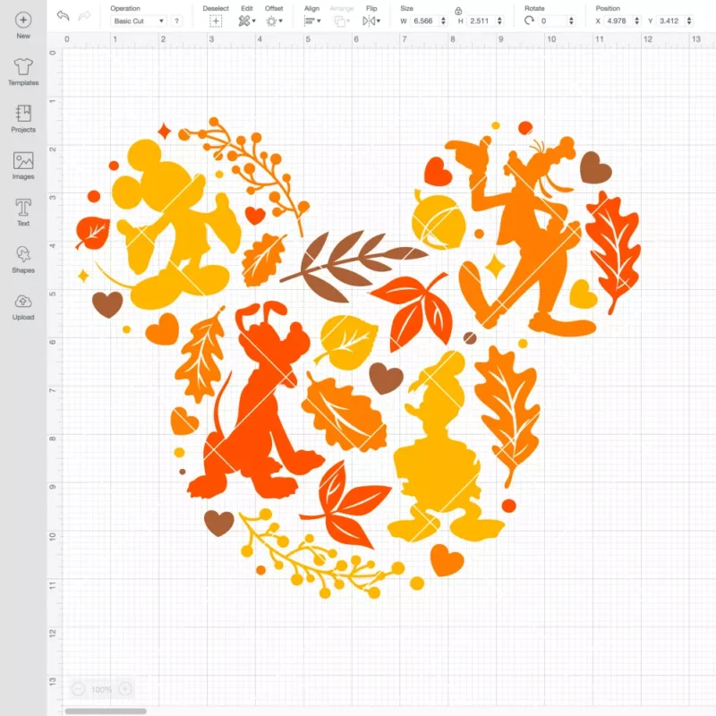 Cute Fall Mickey & Friends SVG, Halloween SVG, Disney SVG | Instant Download SVG PNG Cut File for Cricut & Silhouette - Image 2