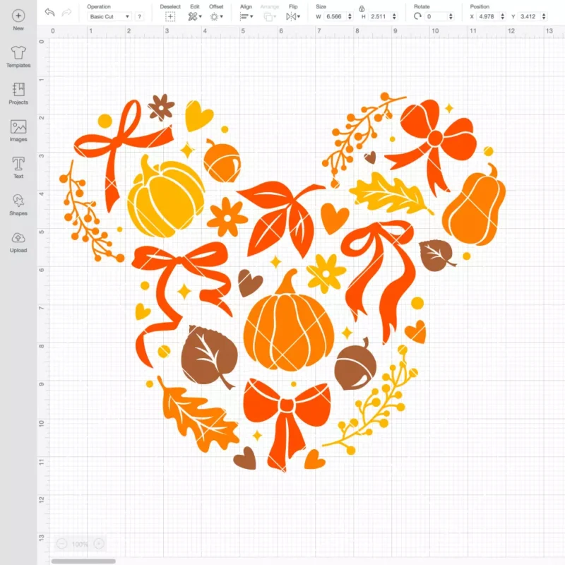 Cute Fall Mickey SVG, Halloween SVG, Disney SVG | Instant Download SVG PNG Cut File for Cricut & Silhouette - Image 2