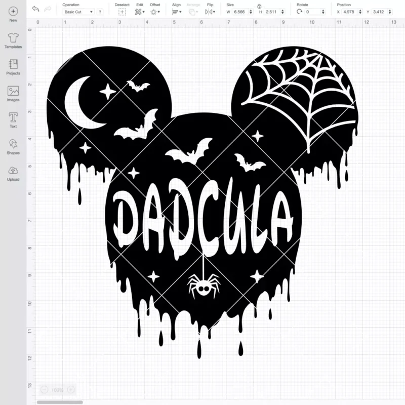 Dadcula Mickey SVG, Halloween SVG, Disney SVG | Instant Download SVG PNG Cut File for Cricut & Silhouette - Image 2