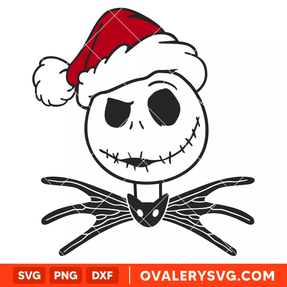 Jack Sandy Claws Svg, Nightmare Before Christmas Svg, Disney Svg, Cricut, Silhouette Vector Cut File
