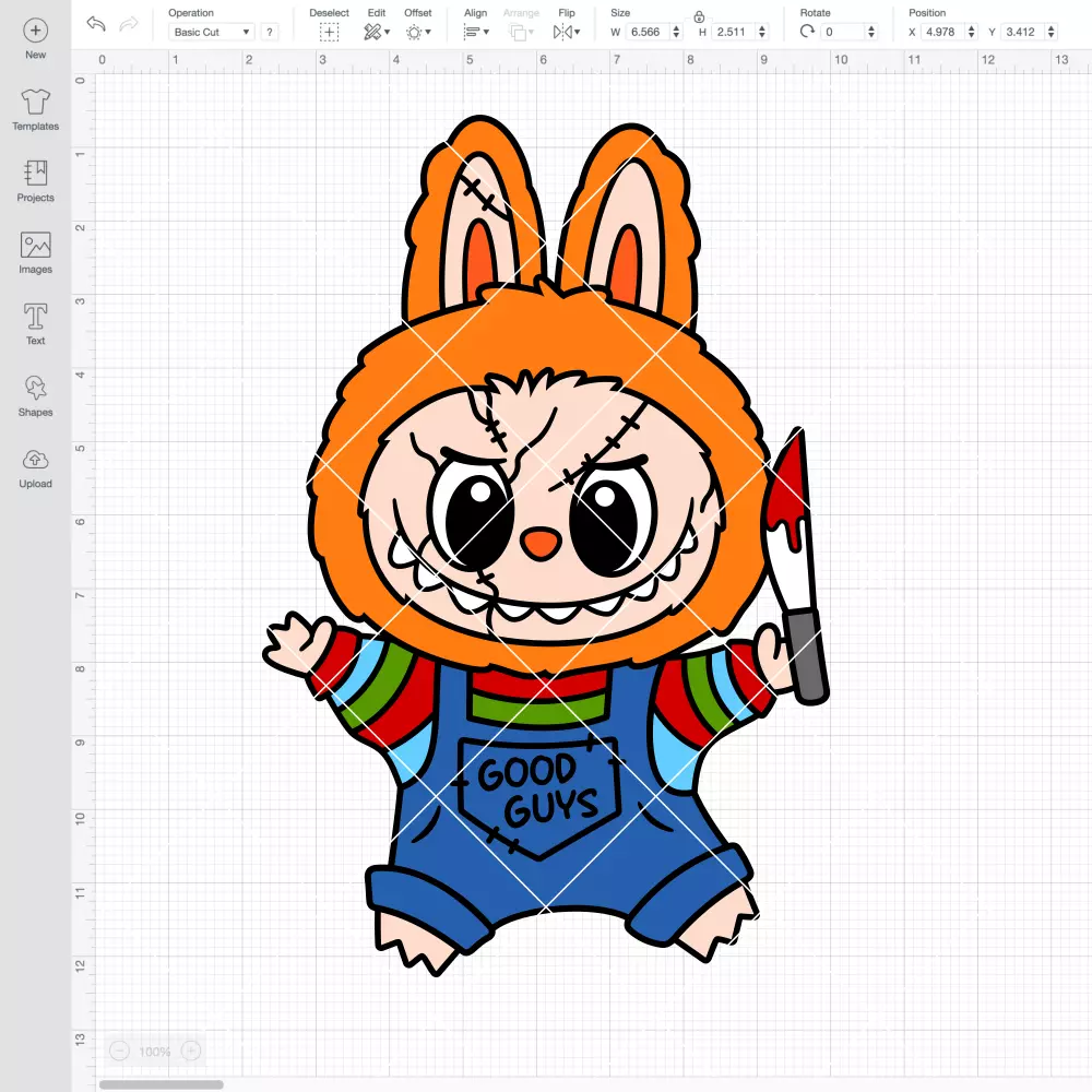 Labubu Chucky SVG, Halloween SVG, The Monsters SVG | Instant Download SVG PNG Cut File for Cricut & Silhouette - Image 2
