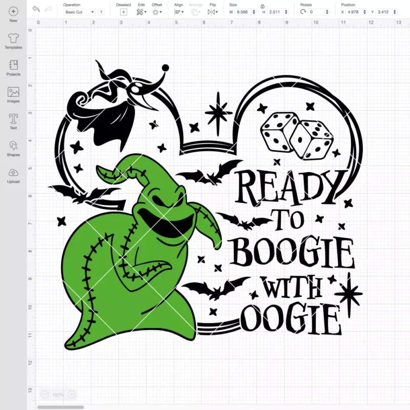 Ready To Boogie With Oogie SVG, Halloween SVG, Disney SVG | Instant Download SVG PNG Cut File for Cricut & Silhouette - Image 2
