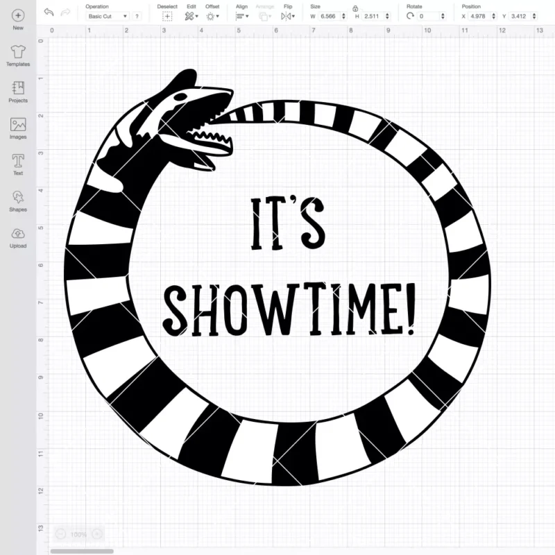 Sandworm Showtime SVG, Halloween SVG, Beetlejuice Tim Burton SVG | Instant Download SVG PNG Cut File for Cricut & Silhouette - Image 2