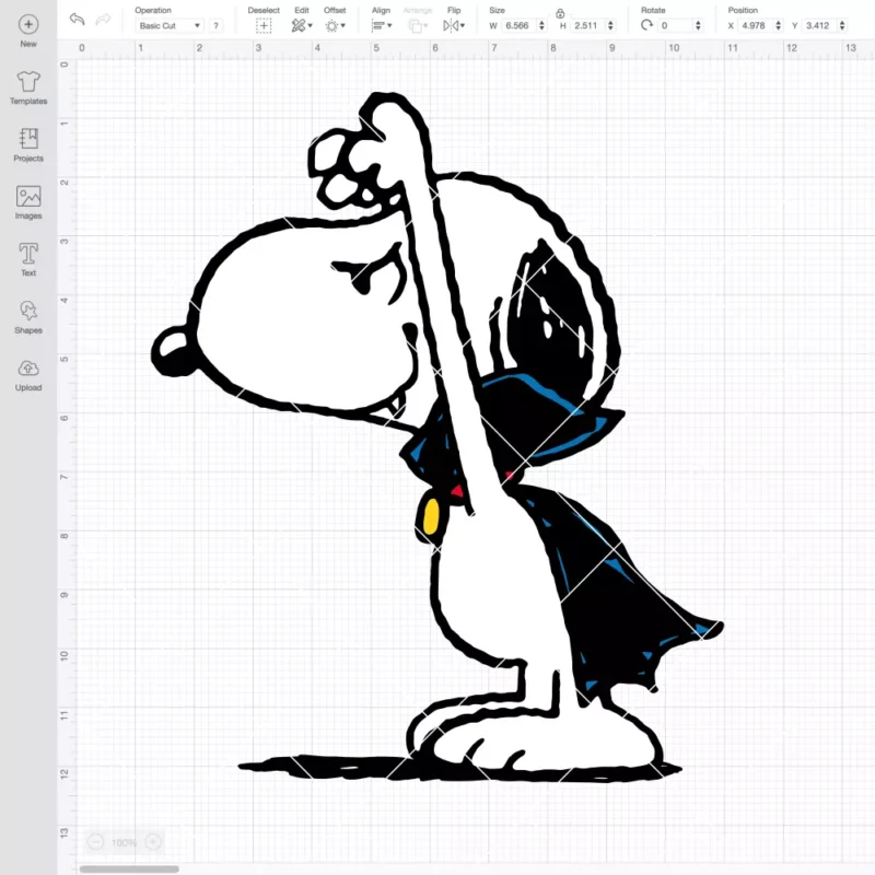 Scary Vampire Snoopy SVG, Halloween SVG, Peanuts SVG | Instant Download SVG PNG Cut File for Cricut & Silhouette - Image 2