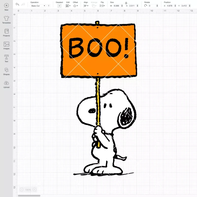 Snoopy Boo SVG, Halloween SVG, Peanuts SVG | Instant Download SVG PNG Cut File for Cricut & Silhouette - Image 2