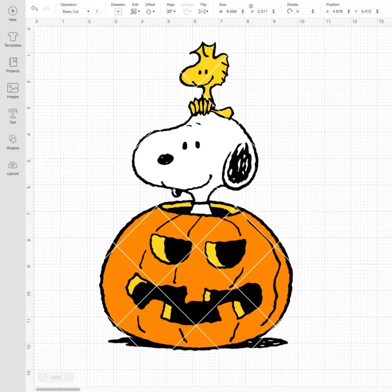 Snoopy & Woodstock Pumpkin SVG, Halloween SVG, Peanuts SVG | Instant Download SVG PNG Cut File for Cricut & Silhouette - Image 2