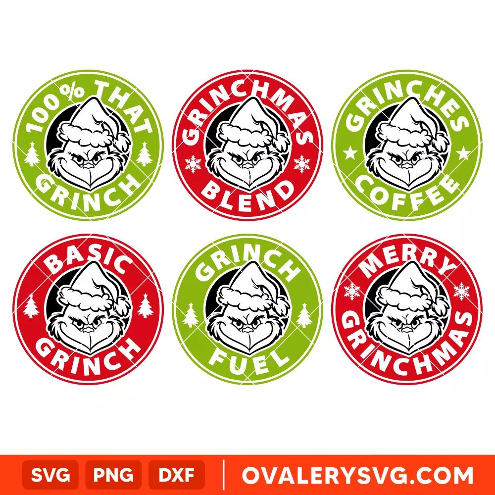 Merry Grinchmas Bundle Svg, Christmas Svg, Grinchmas Svg, Cricut, Silhouette Vector Cut File