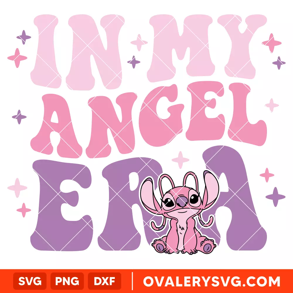 In My Angel Era SVG, Lilo & Stitch SVG, Disney SVG, Cricut, Silhouette SVG PNG Cut File