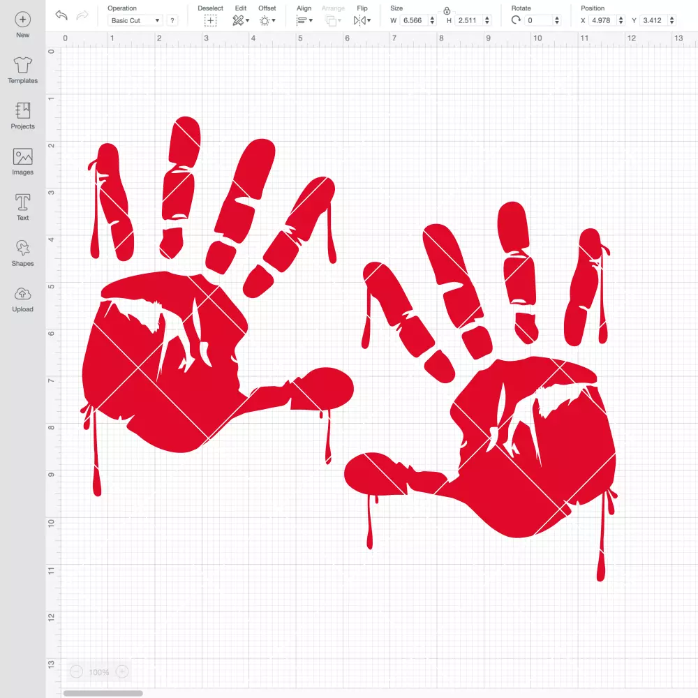Bloody Hands SVG, Halloween SVG, Horror Movie SVG | Instant Download SVG PNG Cut File for Cricut & Silhouette - Image 2