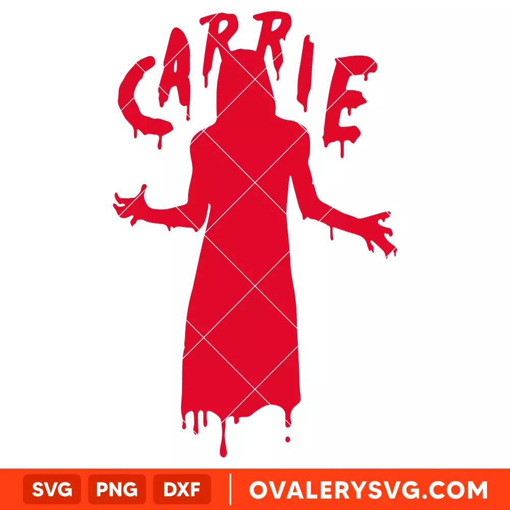Carrie SVG, Halloween SVG, Horror Movie SVG, Cricut, Silhouette SVG PNG Cut File