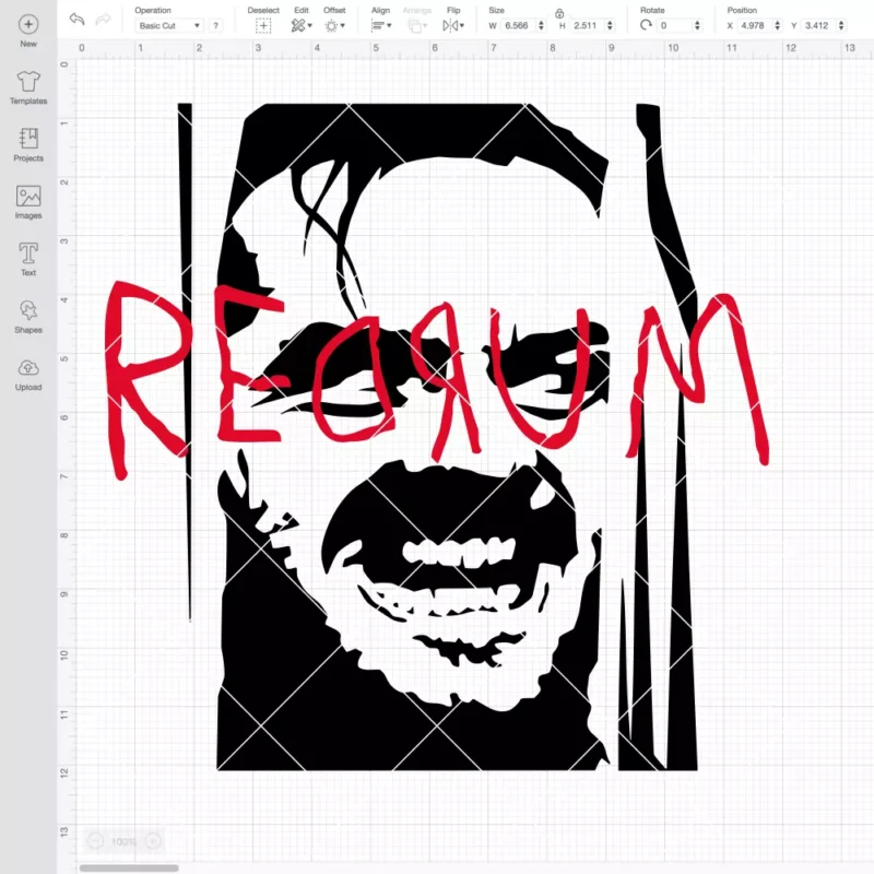 Jack Torrance The Shining SVG, Halloween SVG, Horror Movie SVG | Instant Download SVG PNG Cut File for Cricut & Silhouette - Image 2