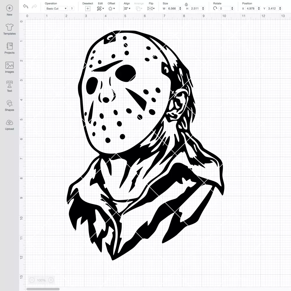 Jason Voorhees Hockey Mask SVG, Halloween SVG, Horror Movie SVG | Instant Download SVG PNG Cut File for Cricut & Silhouette - Image 2