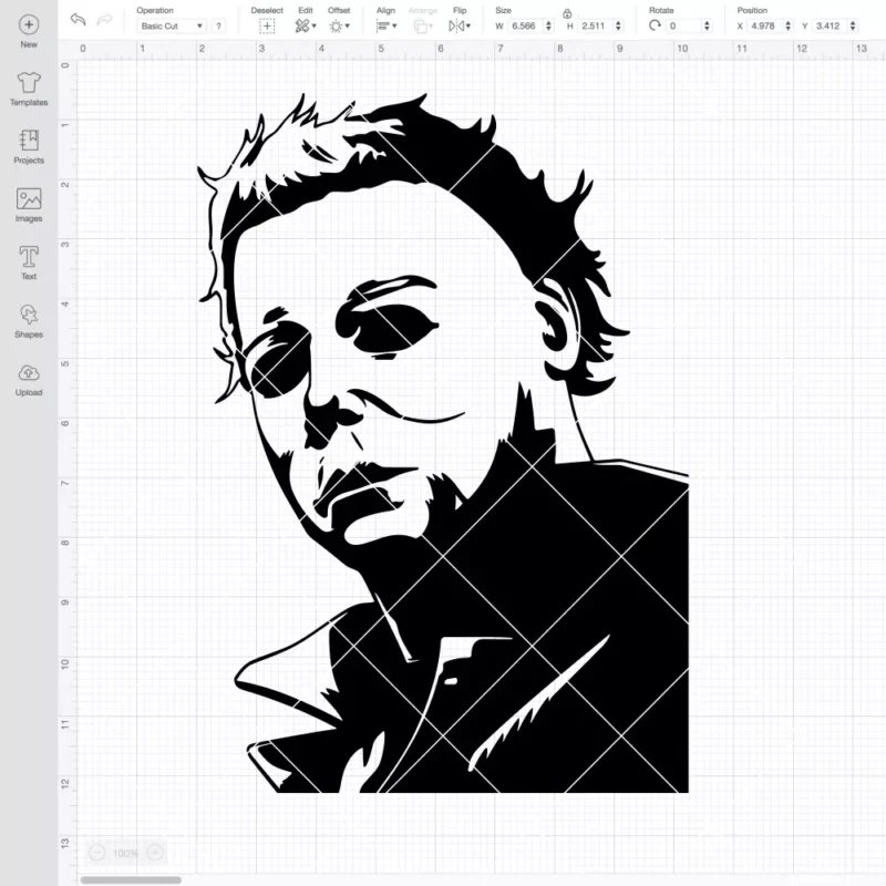 Michael Myers Butcher Shop SVG, Halloween SVG, Horror Movie SVG | Instant Download SVG PNG Cut File for Cricut & Silhouette - Image 2