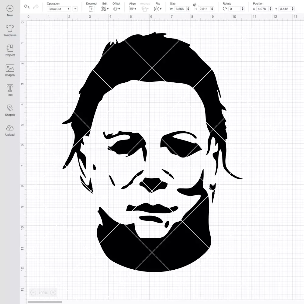 Michael Myers Face SVG, Halloween SVG, Horror Movie SVG | Instant Download SVG PNG Cut File for Cricut & Silhouette - Image 2
