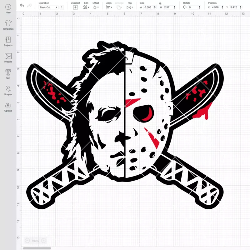 Michael Myers & Jason Slasher SVG, Halloween SVG, Horror Movie SVG | Instant Download SVG PNG Cut File for Cricut & Silhouette - Image 2