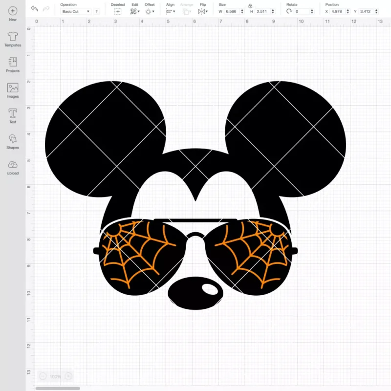Mickey Halloween Spider Web SVG, Halloween SVG, Disney SVG | Instant Download SVG PNG Cut File for Cricut & Silhouette - Image 2