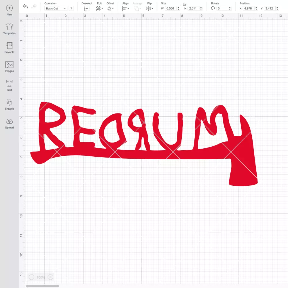 Redrum Bloody Axe SVG, Halloween SVG, Horror Movie SVG | Instant Download SVG PNG Cut File for Cricut & Silhouette - Image 2