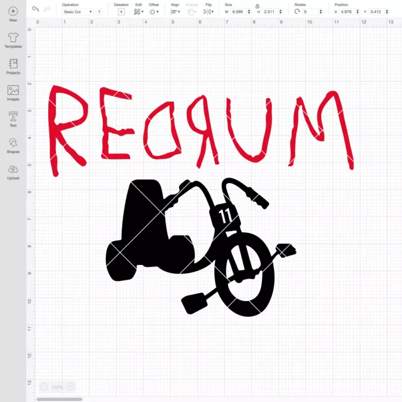 Redrum The Shining SVG, Halloween SVG, Horror Movie SVG | Instant Download SVG PNG Cut File for Cricut & Silhouette - Image 2