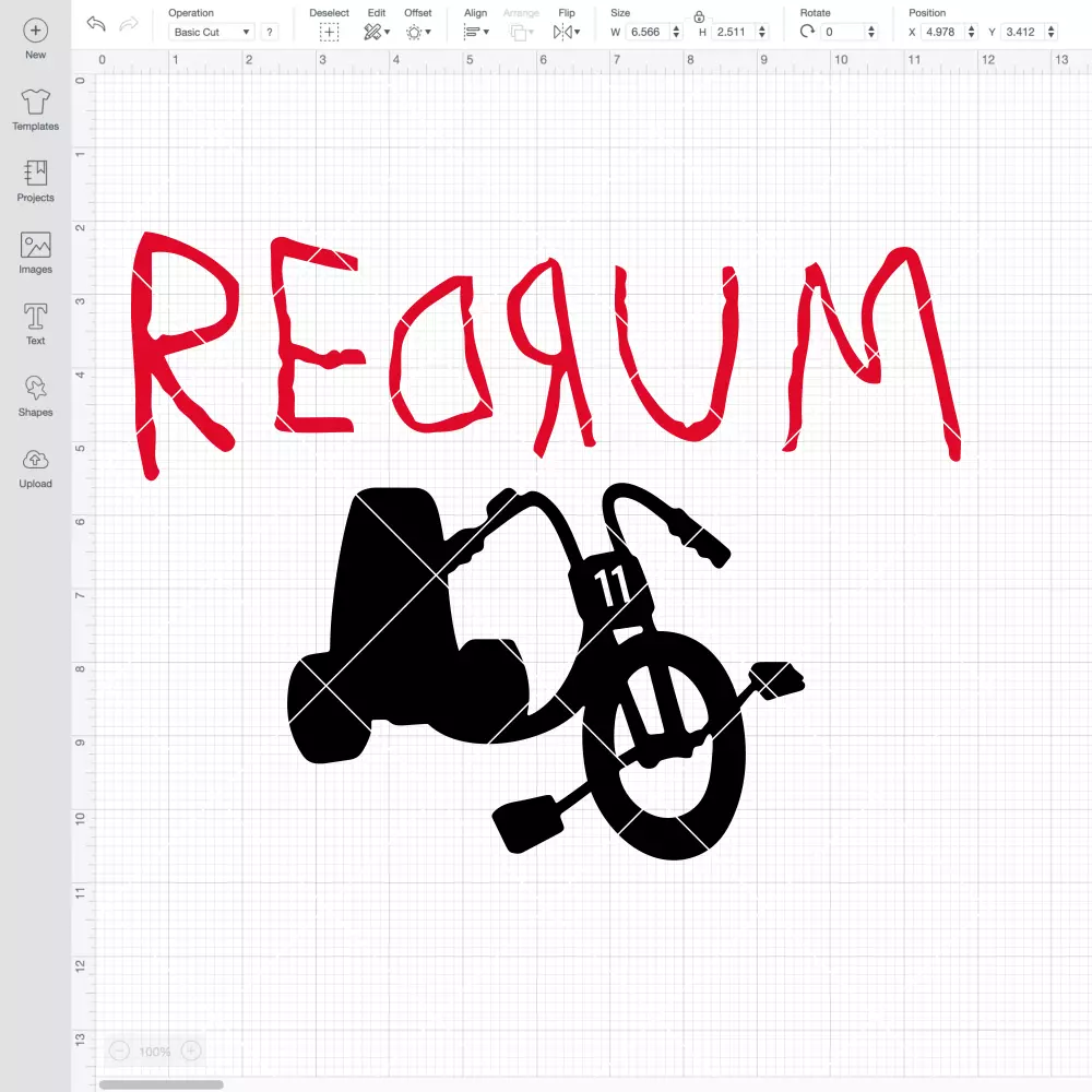 Redrum The Shining SVG, Halloween SVG, Horror Movie SVG | Instant Download SVG PNG Cut File for Cricut & Silhouette - Image 2