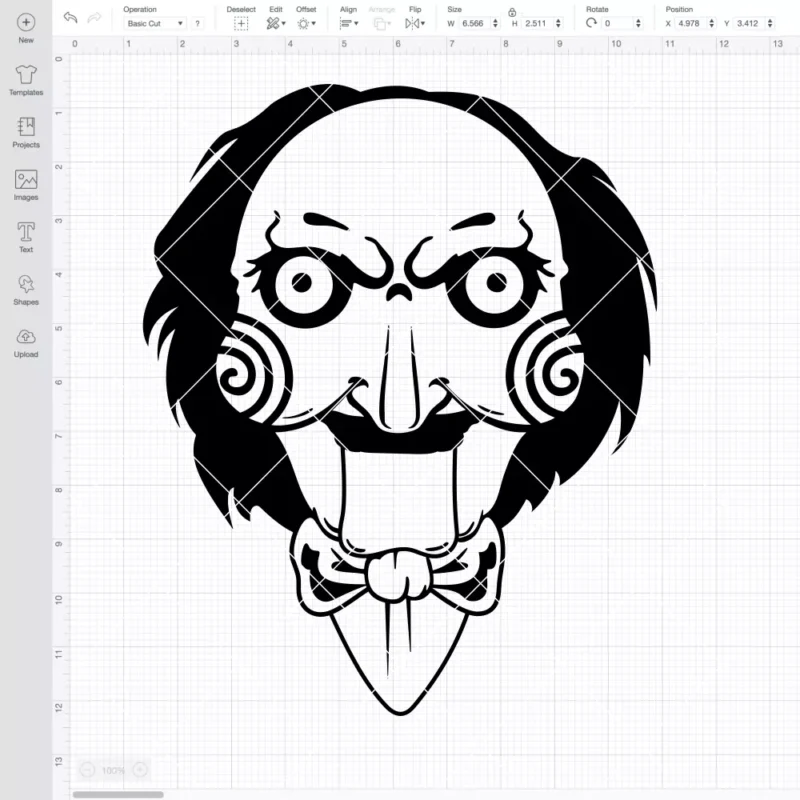 Saw Head SVG, Halloween SVG, Horror Movie SVG | Instant Download SVG PNG Cut File for Cricut & Silhouette - Image 2