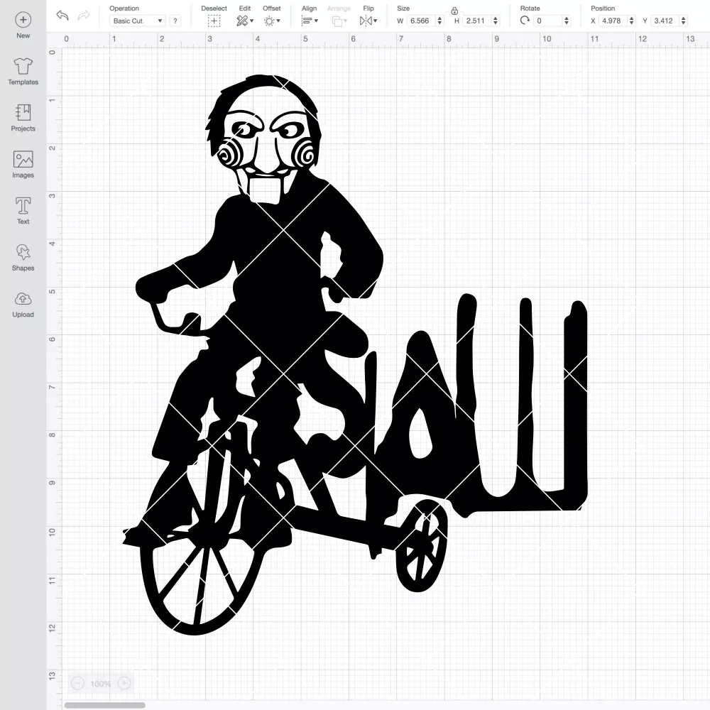 Saw Tricycle SVG, Halloween SVG, Horror Movie SVG | Instant Download SVG PNG Cut File for Cricut & Silhouette - Image 2