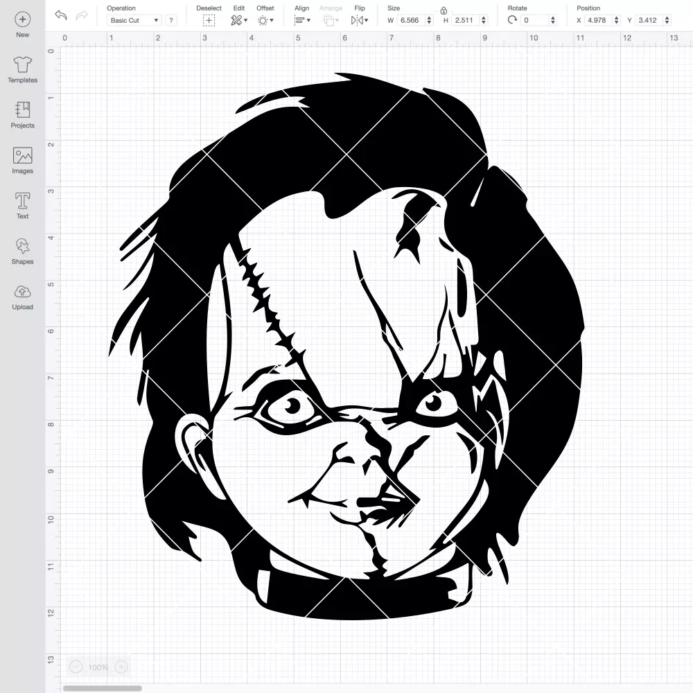 Chucky Doll Head SVG, Halloween SVG, Horror Movie SVG | Instant Download SVG PNG Cut File for Cricut & Silhouette - Image 2