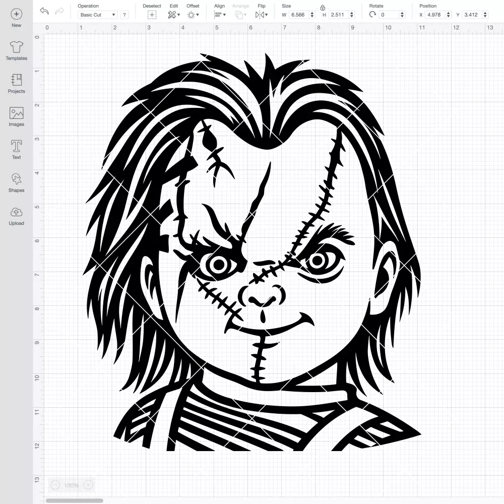 Chucky Horror Doll SVG, Halloween SVG, Horror Movie SVG | Instant Download SVG PNG Cut File for Cricut & Silhouette - Image 2
