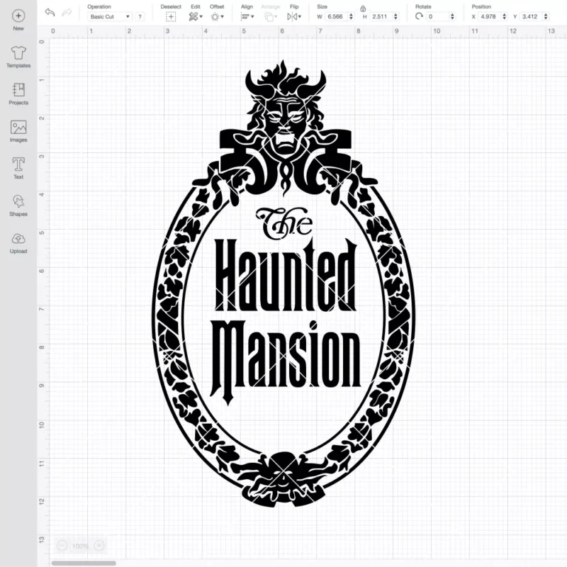 Haunted Mansion Frame SVG, Halloween SVG, Horror Movie SVG | Instant Download SVG PNG Cut File for Cricut & Silhouette - Image 2