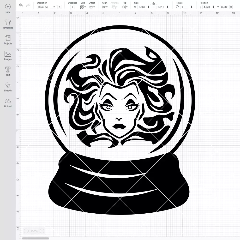 Madame Leota Seance Crystal Ball The Haunted Mansion SVG, Halloween SVG, Horror Movie SVG | Instant Download SVG PNG Cut File for Cricut & Silhouette - Image 2