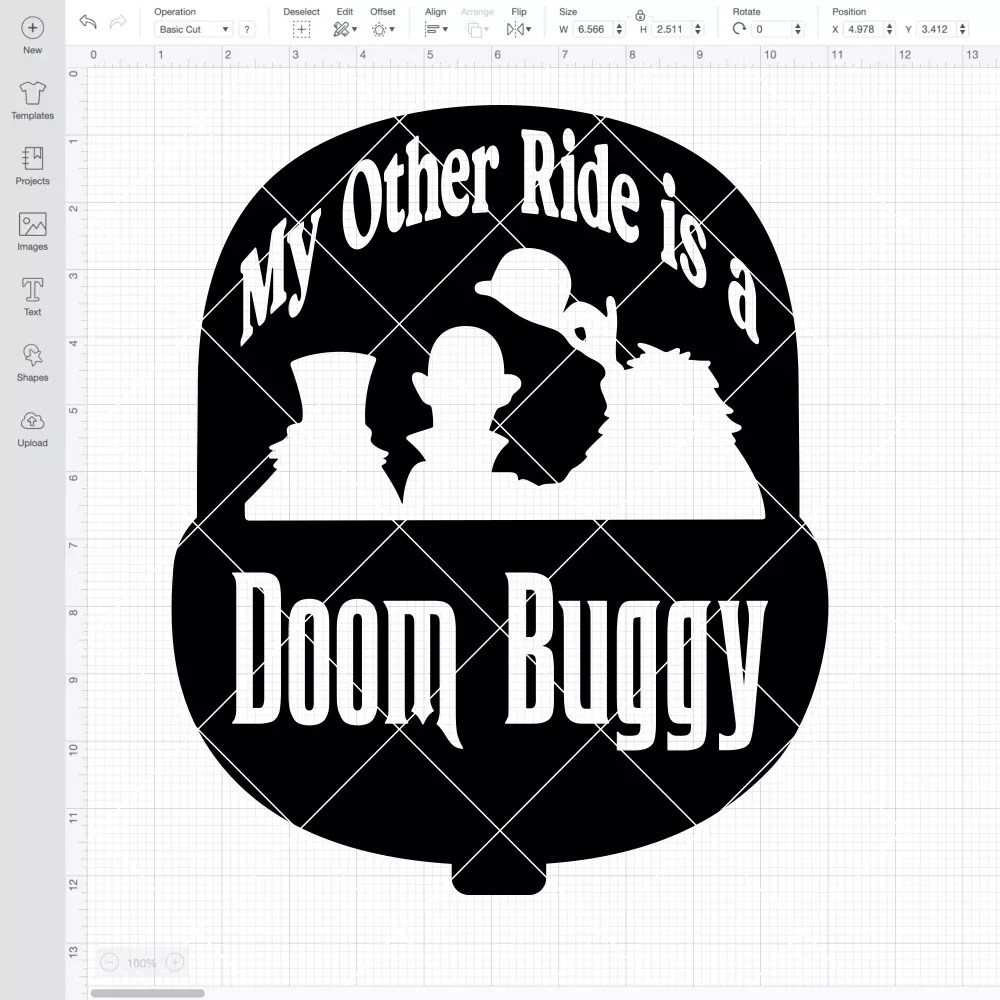 My Other Ride Is A Doom Buggy SVG, Halloween SVG, Horror Movie SVG | Instant Download SVG PNG Cut File for Cricut & Silhouette - Image 2