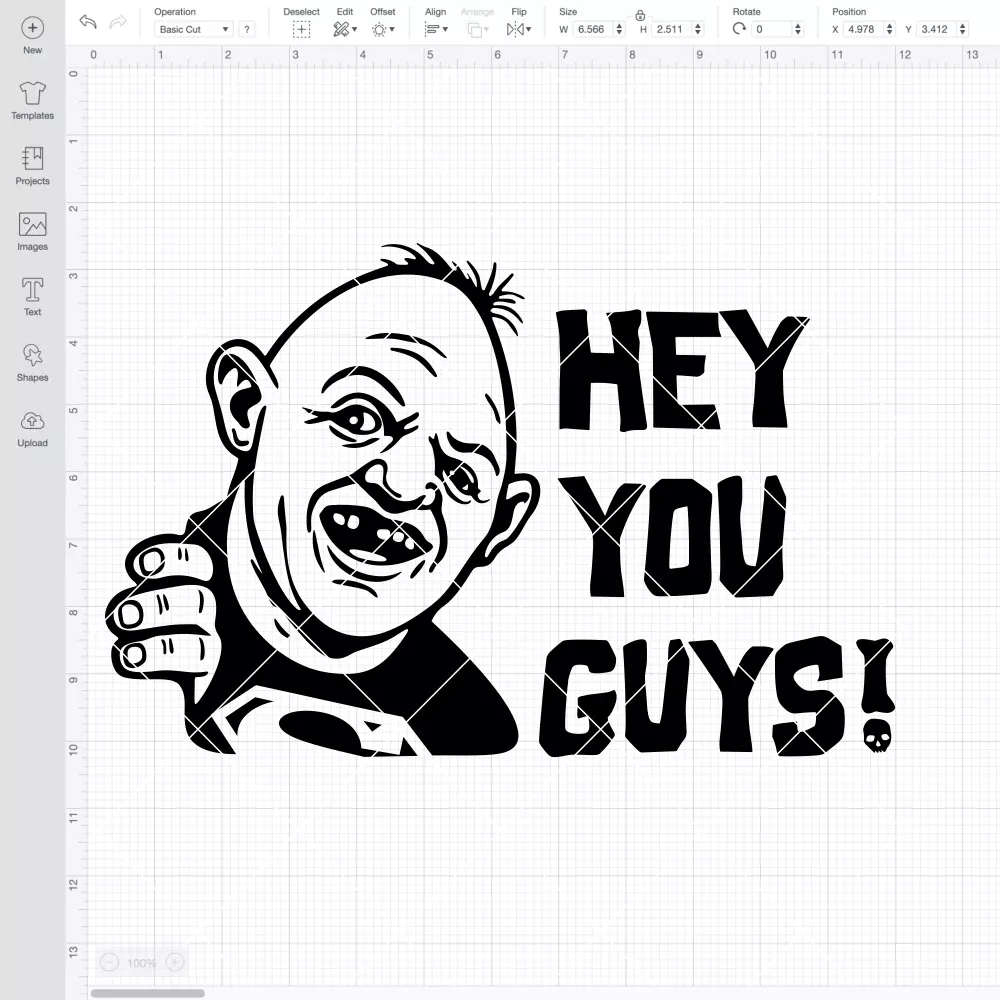 The Goonies Sloth Hey You Guys SVG, Halloween SVG, Horror Movie SVG | Instant Download SVG PNG Cut File for Cricut & Silhouette - Image 2