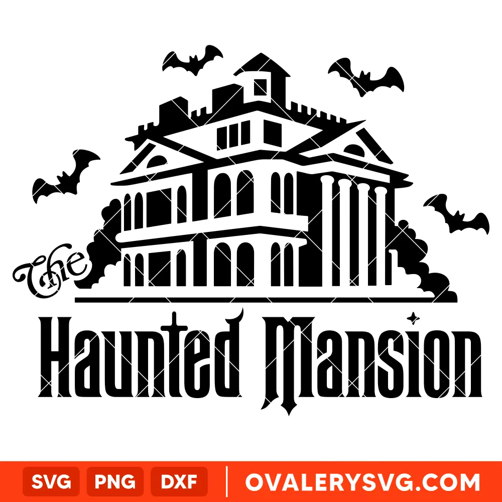 The Haunted Mansion SVG, Halloween SVG, Horror Movie SVG, Cricut, Silhouette SVG PNG Cut File
