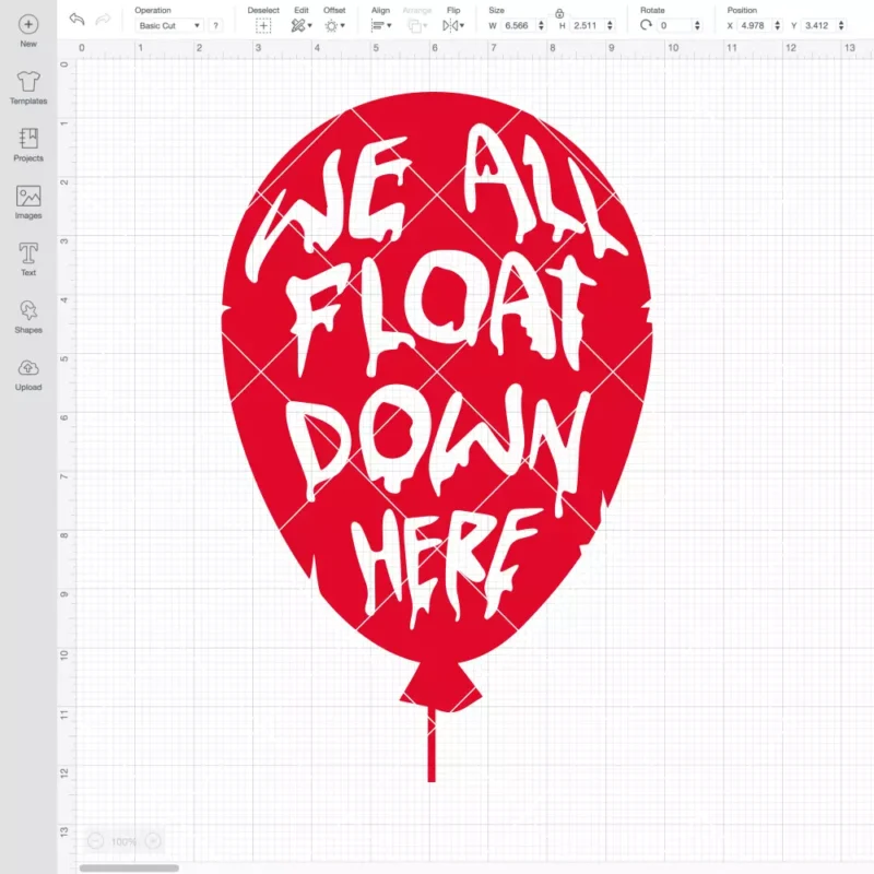 We All Float Down Here SVG, Halloween SVG, Horror Movie SVG | Instant Download SVG PNG Cut File for Cricut & Silhouette - Image 2