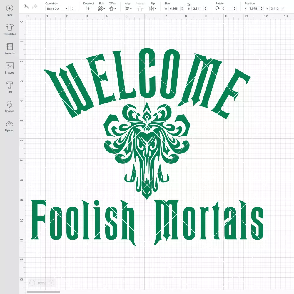 Welcome Foolish Mortals Haunted Mansion SVG, Halloween SVG, Horror Movie SVG | Instant Download SVG PNG Cut File for Cricut & Silhouette - Image 2