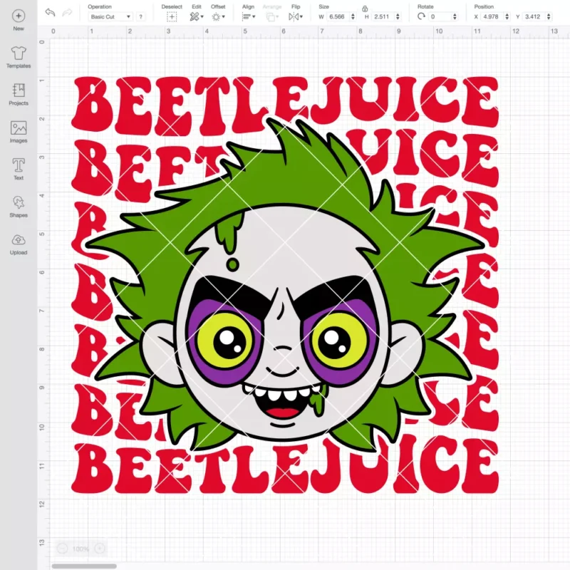 Baby Beetlejuice SVG, Halloween SVG, Horror Movie SVG | Instant Download SVG PNG Cut File for Cricut & Silhouette - Image 2