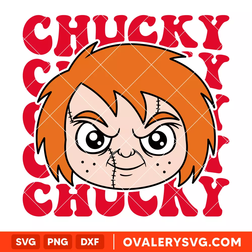 Baby Chucky SVG, Halloween SVG, Horror Movie SVG, Cricut, Silhouette SVG PNG Cut File