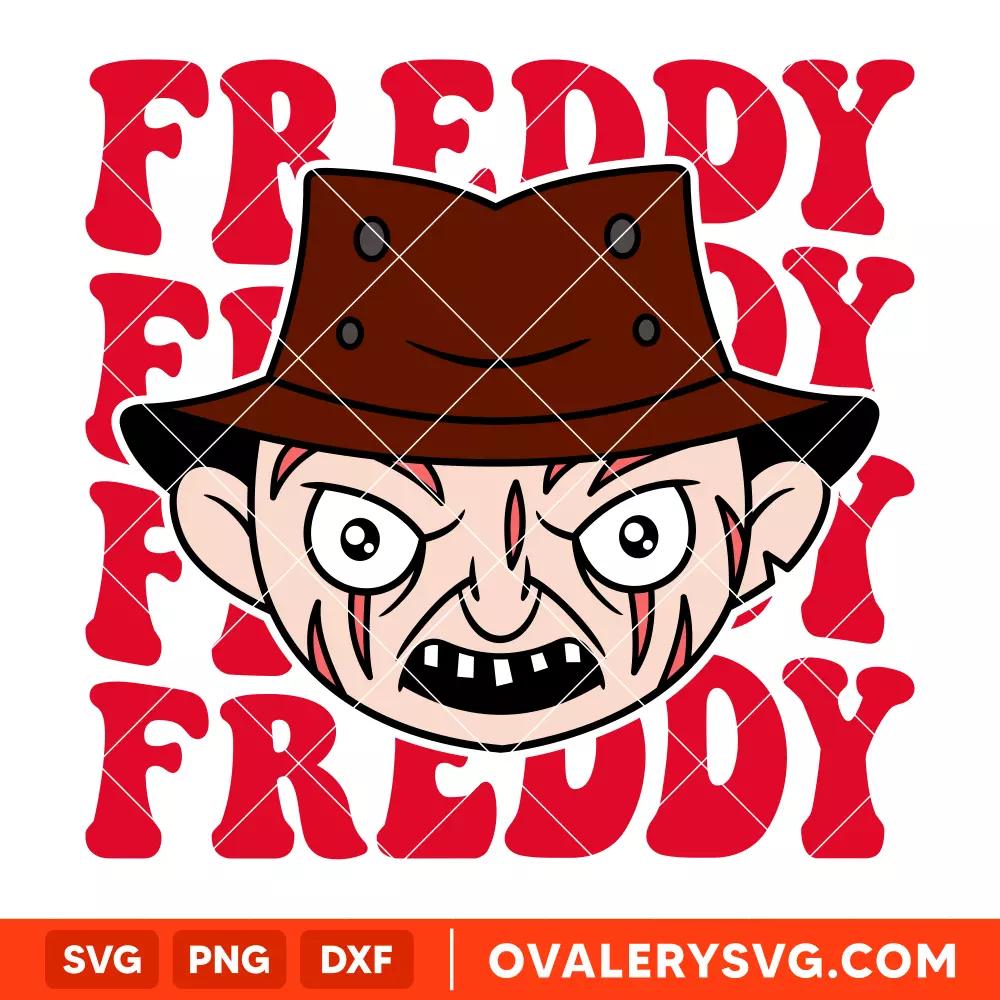 Baby Freddy SVG, Halloween SVG, Horror Movie SVG, Cricut, Silhouette SVG PNG Cut File